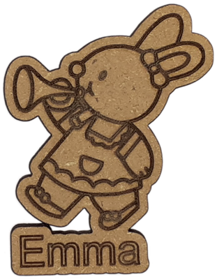 Magnet - Lapin personnalisable